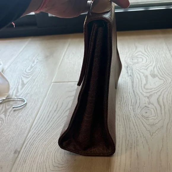 Etro Red and brown Paisley handbag - Picture 7 of 7